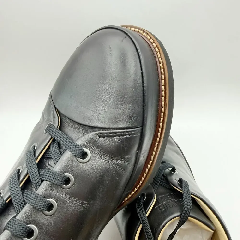 Samuel Hubbard Mens DressFast Dress Sneaker Size 11 XWIDE Black Leather EUC
